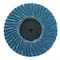 Weiler 2" BobCat Mini Abrasive Flap Disc, Flat (TY27), Type R Mount, 80Z 50959 - alternate 2